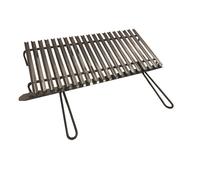 GRIGLIA SCOLAGRASSI ACCIAIO INOX GRATICOLA INOX BARBECUE 70x35cm TIPO PESANTE