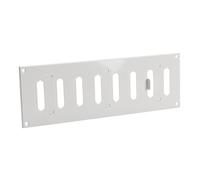Griglia scorrevole 300x100mm in lamiera d'acciaio - griglia di ventilazione bianca griglia di scarico, in EUROPLAST