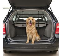 Griglia separatore baule auto telescopico 2 elementi cane H 63-110cm L 86-150