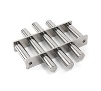 Griglia Separatore Magnetico In Acciaio Inossidabile Dell'Industria Alimentare Per La Rimozione Di Detriti Ferrosi - 250mm Dia x 40mm - 10.000 Gauss - 5 Aste