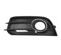Prasco Griglia Paraurti AD1202144 Sinistra Nera per Audi A1 2010-2014 con Foro e Cornice Cromata