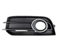 Prasco Griglia Paraurti AD1202144 Sinistra Nera per Audi A1 2010-2014 con Foro e Cornice Cromata