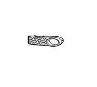 Griglia sinistra paraurti anteriore per vw new beetle 2006- con foro fendinebbia