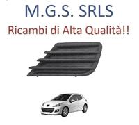 GRIGLIA SINISTRA PARAURTI ANTERIORE SENZA SEDE FENDI PEUGEOT 207 06/09-01/12