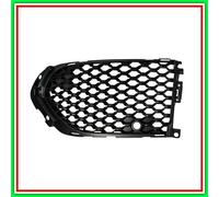 Griglia Sinistra Paraurti Nera-Aperta Con Fori Pdc Mod S-R-Sport Jaguar F-Pace (