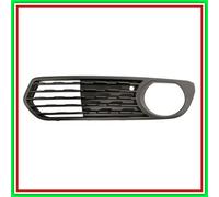 Griglia Sinistra Paraurti Nera-Aperta-Con Sede Fendi Bmw Serie 1-F20F21-(Anno 20