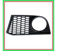 Griglia Sinistra Paraurti Nera-Con Sede Fendi-Aperta Bmw Serie 5-Ff11 M-Tech-(An