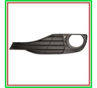Griglia Sinistra Paraurti Nera-Con Sede Fendi-Aperta - Mod Basis Bmw Serie 3-F30