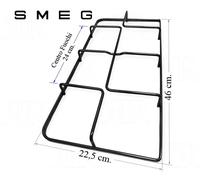 Griglia Smeg a 2 Fuochi Smaltata per Piano Cottra Cucina 460 X 225 mm.
