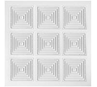 GRIGLIA SOSPESA SOFFITTO 595 X 595 Plastica bianca