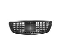 griglia sport Per Benz Per Maybach Griglia 2014 2015 2016 2017 2018 2019 2020 Cromata In ABS Con Fabbrica Di Ricambi Auto(Black)