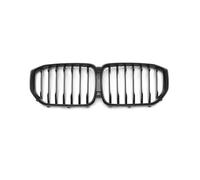 griglia sport Per BMW Per X5 G05 2019 2020 2021 2022 Griglia Anteriore Auto Nera Lucida Paraurti Griglie Di Ricambio In ABS(Single line)