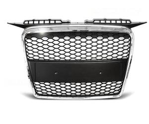 Griglia Sportiva Frontale Wabengitter Cromata Per Audi A3 8P 04-08 Tuning Tec