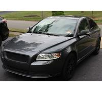 Griglia Sportiva MESH Nera Opaca In ABS Per VOLVO S40 V50 2008 - 2012 FACELIFT