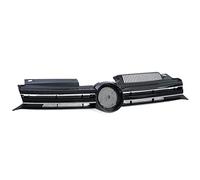 Griglia sportiva nera lucida con listelli cromati per VW Golf 6 08-13