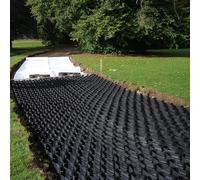 Griglia stabile per vialetto/muro di sostegno, ad alta resistenza, griglia per pavimentazione in ghiaia larga 6,5/10/13/5 m, perfetta per sentieri, giardini, colline (2 m)