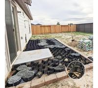 Griglia stabilizzatore a terra per passerelle 5,1 cm di altezza personalizzabile Geo Grid Pietre per ghiaia calcestruzzo sabbia Giardino Capannone Base vialetto e patio (dimensioni: 3 x 9 m)