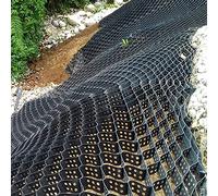 Griglia stabilizzatore a terra per vialetti e pendenze, sistema di geogriglia scalabile per patio, cortili, parcheggio, ideale per fattoria, garage, camper, 4 m x 8 m
