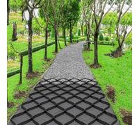 Griglia stabilizzatore per ghiaia geogriglia resistente, spessa e permeabile per giardino, patio, sentiero, erba, rocce, dimensioni da 0,9 m a 9,1 m per il massimo rinforzo del terreno