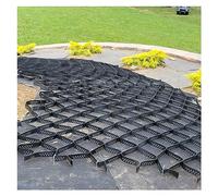 Griglia stabilizzatore per vialetto resistente per ghiaia, 40 x 40 cm, capacità di carico 855 kg, ideale per parcheggi e piste per camper, 4 m x 6 m
