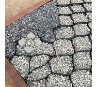 Griglia stabilizzatore permeabile per ghiaia, sistema geografico a nido d'ape per vialetti e vialetti, stabilizzazione dell'erba e barriera contro le erbacce (8 m x 300 cm)