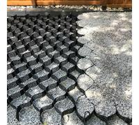 Griglia stabilizzatrice per Ghiaia da vialetto, Altezza 5 cm, geogriglia per pavimentazioni e vialetti - Griglia di Supporto del Terreno Durevole per l'arredo Urbano (3x4 m/9,8x13,1 Piedi)