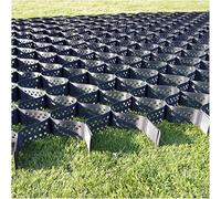 Griglia stabilizzatrice per ghiaia in polietilene, alta 5 cm, flessibile e pieghevole, per patio, vialetti, parcheggi, 4 x 8 m, griglie a terra