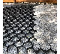 Griglia stabilizzatrice per Ghiaia per vialetti e marciapiedi - Geogriglia Alta 5 cm per Uso Esterno - Griglia di Base Resistente, LxP 1x10 m/3,3x32,8 Piedi per l'arredo Urbano