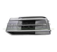 Griglia Sx Nera Goffrata Paraurti Ant. Con Modanatura Argento Satinata Q5 17/20