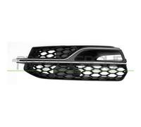 Griglia Sx Nera Paraurti Ant. Con Modanatura Argento A3 4 Porte-cabrio 12/16 Sx