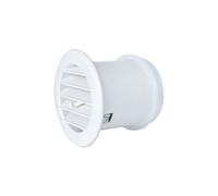 Griglia Tonda ACT10CB Aircontrol con valvola termostatica Ø 128 mm bianco Bianco