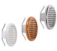 Griglia Tonda Cromata con Molla e Rete Varie Misure