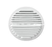 GRIGLIA TONDA DENTRO-FUORI Alluminio Bianco Diam 150 Sistemi Aerazione