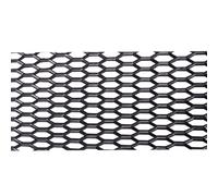 Griglia Tuning Nera Rete Paraurti auto anteriore Radiatore in ABS cm. 120x80