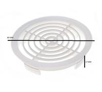 Griglia Ventilatore Soffitto Push In Per Tetto 70Mm 2 3/4 Pollici Confezione 10