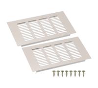 Griglia ventilaz. alluminio 200x100mm grigio