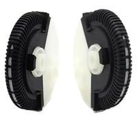 Griglia ventilazione cruscotto Per La Classe E W211 2003-2008 E200 E230 E260 E280 Rullo Controllo Condizionatore D'aria Anteriore Ac Vent Base Ruota Rotolamento(Black-L and R)
