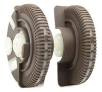 Griglia ventilazione cruscotto Per La Classe E W211 2003-2008 E200 E230 E260 E280 Rullo Controllo Condizionatore D'aria Anteriore Ac Vent Base Ruota Rotolamento(Brown-Central)