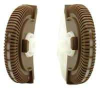 Griglia ventilazione cruscotto Per La Classe E W211 2003-2008 E200 E230 E260 E280 Rullo Controllo Condizionatore D'aria Anteriore Ac Vent Base Ruota Rotolamento(Yellow-L and R)