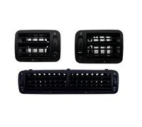 Griglia Ventilazione Interna Cruscotto Per VW Per Passat Per B5 1997-2005 Cruscotto Anteriore Nero Bocchetta Di Ventilazione Centrale Riscaldamento Aria Condizionata(3 Pcs)