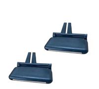 Griglia Ventilazione X1/x2/x4 Manopola Di Regolazione Dash Air Vent Griglia A/C Trim Slide Tab Clip Per Skoda Per Octavia 3 RS MK3 A7 2015-2020 Air A/C Bocchetta(2PCS Middle)