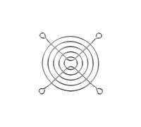 Griglia Ventola Arctic ACFAN00085A Acciaio Nickel 80 mm con viti incluse