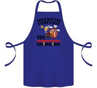 Grigliata Weekend Forecast Bbqing Alcol Birra Cotone Grembiule 100% Biologico
