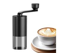 Grigliatrice manuale per caffè, regolabile, in acciaio inox, macina caffè a forma di griglia, macina caffè manuale di precisione, macina caffè compatto Hannd per cucina domestica e birra da viaggio
