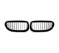 Griglie A Rene Paraurti Anteriore Nero Lucido Per Serie 6 E63 E64 M6 2004 2005 2006 2007 2008 2009 2010 635d 630i 650i