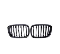 Griglie Anteriore Per 3 4 Per X3 Per X4 Per G01 Per G02 Per G08 2018-2021 Griglia Anteriore A Doppio Rene Auto Linea Singola 1 Listello Griglie Da Per Corsa Paraurti(Glossy Black)