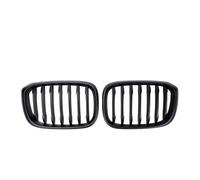 Griglie Anteriore Per BMW 3 4 Per X3 Per X4 Per G01 Per G02 Per G08 2018-2021 Griglia Anteriore A Doppio Rene Auto,Linea Singola 1 Listello Griglie Da Per Corsa Paraurti(Nero opaco)