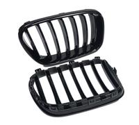 Griglie Anteriore Per BMW Per X3 Per F25 2010 2011 2012 2013 Griglia Anteriore A Doppio Rene 2 Pezzi 1 Listello Nero Lucido Griglie Ricambio Per Cofano