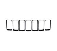 Griglie Anteriori 7 Pezzi Kit Di Inserti Per Griglia Anteriore In Nero Lucido Per Jeep Per Grand Per Cherokee 2014 2015 2016 Grill Anteriore