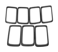 Griglie Anteriori 7pcs Chrome Griglia Anteriore Trim Anello Inserto Copertura Per Jeep Per Grand Per Cherokee 2014-2016 Accessorio Per Auto